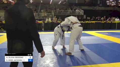 NNEAMAKA OLIVIA OBODOAGHA vs SARAH ROSE JACKSON 2024 Pan Jiu Jitsu IBJJF Championship