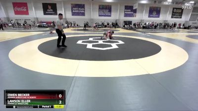 121-2 lbs Round 3 - Lawson Eller, PINnacle Wrestling vs Owen Becker, Askren Wrestling Academy