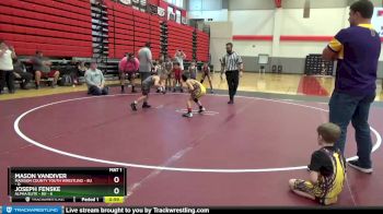 8U - 63 lbs Round 3 (6 Team) - Mason Vandiver, Madison County Youth Wrestling - 8U vs Joseph Fenske, Alpha Elite - 8U