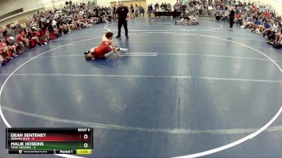 95 lbs Semis & 1st Wrestleback (8 Team) - Malik Hoskins, Team Arizona vs Dean Senteney, Indiana Blue