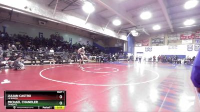 175 lbs Cons. Round 2 - Michael Chandler, Tahquitz vs Julian Castro, La Quinta