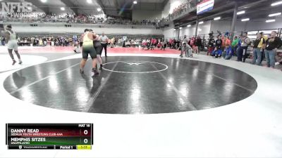 285 lbs Semifinal - Memphis Sitzes, Unaffiliated vs Danny Read, Sedalia Youth Wrestling Club-AAA