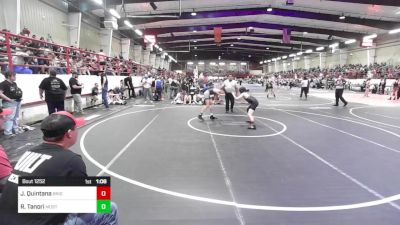 102 lbs Final - Juan Julian (JJ) Quintana, Brighton Wrestling Club vs Richard Tanori, Mustang Wrestling