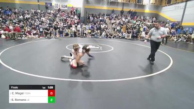 138 lbs Final - Craig Mager, Foran vs Scott Romano, Joel Barlow