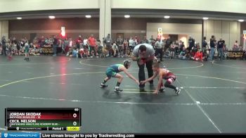 60 lbs Round 1 (4 Team) - Cecil Nelson, Contenders Wrestling Academy Blue vs Jordan Skodak, Backyard Brawlers