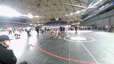 70 lbs Quarterfinal - Jaeger Salcedo, Punisher Wrestling Company vs Logan Hofmeister, South Kitsap Wrestling Club