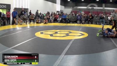 80 lbs Placement Matches (8 Team) - Zy`ion Martin, Team Missouri (MO) vs Derik Kiefer, Team 922 (OH-PA)