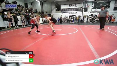 85 lbs Rr Rnd 1 - Lukus Ringquist, HURRICANE WRESTLING ACADEMY vs Xander Montgomery, Skiatook Youth Wrestling