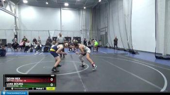 140 lbs Round 5 (6 Team) - Devin Rex, Grit Mat Club Red vs Luke Bourg, Headhunters