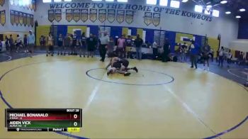 113 lbs Round 7 (8 Team) - Michael Bonanalo, A`Dale vs Aiden Vick, Alpha WC