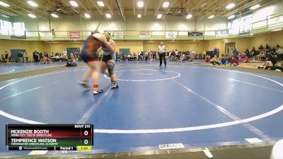 163-180 lbs Round 2 - Temprence Watson, Terminator Wrestling Academy vs McKenzie Booth, Webb City Youth Wrestling