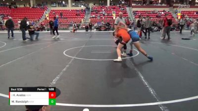 120 lbs Semifinal - Hunter Avalos, High Ground Wrestling vs Murphy Randolph, Abilene Kids Wrestling