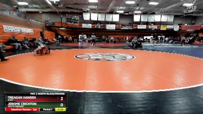 160 lbs Cons. Round 4 - Jerome Crichton, South Fremont vs Treagan Hansen, Elko