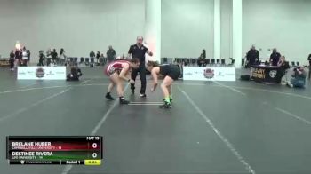 155 lbs Placement Matches (16 Team) - Brelane Huber, Campbellsville University vs Destinee Rivera, Life University