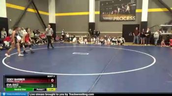 112 lbs Round 2 (3 Team) - Eva Diaz, Grand View vs Zoey Barber, Chasing Titles