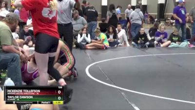 136 lbs Round 5 (16 Team) - Taylor Dawson, Illinois vs McKenzie Tollefson, Braided Brutes Wrestling