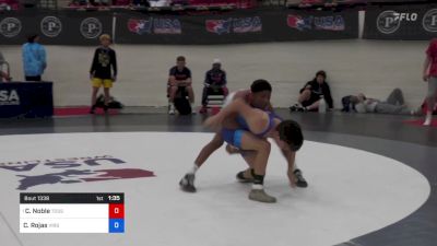 48 kg Rnd Of 16 - Caleb Noble, Toss Em Up Wrestling Academy vs Cristian Rojas, Virginia