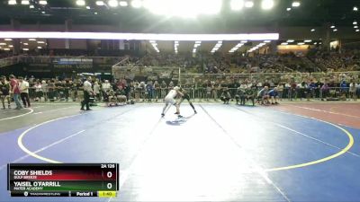 2A 126 lbs Quarterfinal - Yaisel O`farrill, Mater Academy vs Coby Shields, Gulf Breeze