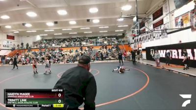 48-50 lbs Round 2 - Trinity Link, Greybull Basin Athletic Club vs Haidyn Magee, Sheridan Wrestling Club