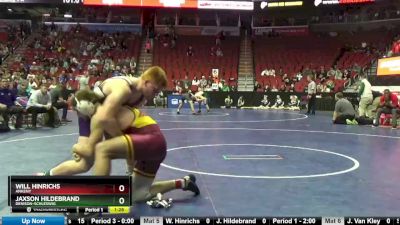 3A-220 lbs Cons. Round 5 - Will Hinrichs, Ankeny vs Jaxson Hildebrand, Denison-Schleswig