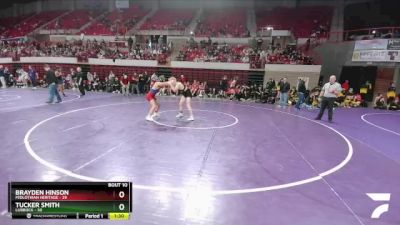 150 lbs Quarters & 1st Wb (16 Team) - Brayden Hinson, Midlothian Heritage vs Tucker Smith, Lubbock