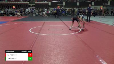 78 lbs Quarterfinal - Luke Flack, Bozeman Wrestling Club vs Levic McGee, Touch Of Gold