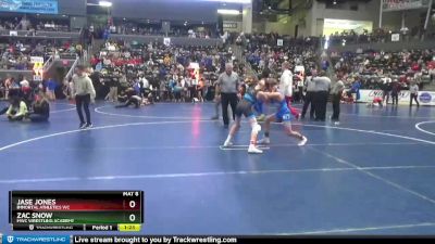 100 lbs Cons. Round 1 - Jase Jones, Immortal Athletics WC vs Zac Snow, MWC Wrestling Academy