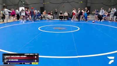 170 lbs Cons. Round 1 - Linley Wolfard-Henry, WA vs Lily Schramek, WA