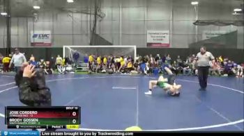 90 lbs Round 5 (6 Team) - Jose Cordero, Tennessee Red vs Brody Gossen, South Dakota Storm