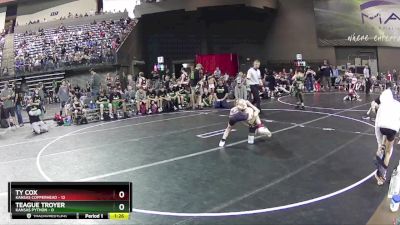 60 lbs Round 2 (6 Team) - Ty Cox, Kansas Copperhead vs Teague Troyer, Kansas Python