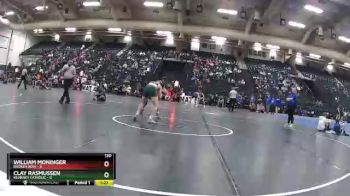 120 lbs Round 2 (16 Team) - William Moninger, Broken Bow vs Clay Rasmussen, Kearney Catholic