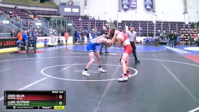 138 lbs Cons. Round 2 - Luke Gutman, Attica-Batavia Sr HS vs Josh Silva, Waverly Sr HS