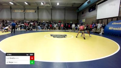 173 lbs Round Of 32 - Justin Onello, Bergen Catholic (NJ) vs Javon Major, Paloma Valley