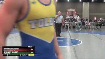 165 lbs Round 1 (4 Team) - Ezekiel Burkholder, Toledo vs James Latimer, Central Florida
