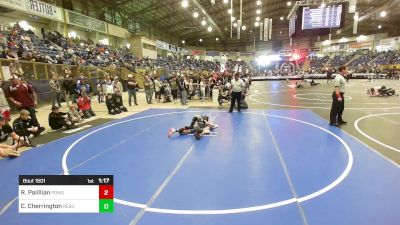 75 lbs Quarterfinal - Rocco Palillian, Pomona Elite vs Cayden Cherrington, Resurrection Christian