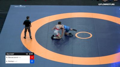 86 kg Cons 16 #2 - Nino Bonaccorsi, Pittsburgh Wrestling Club vs Kevin Parker, NJRTC