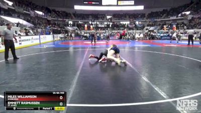 1A-4A 145 Cons. Round 2 - Miles Williamson, Ranburne vs Emmett Rasmussen, St James