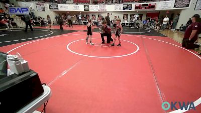 43 lbs Semifinal - Jarrett Stewart, Wagoner Takedown Club vs Kaizlyee Anderson, Pryor Tigers