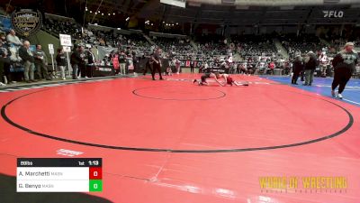 89 lbs Semifinal - Alex Marchetti, Mat Assassins vs Gabe Benyo, Mat Assassins