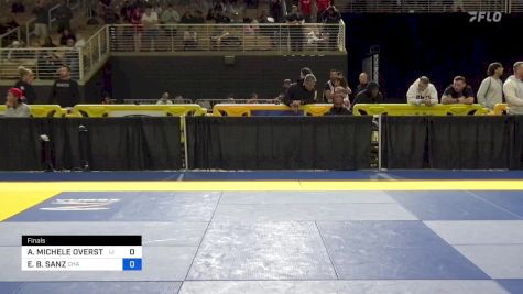 ARIEL MICHELE OVERSTREET vs ENKH-OCHIR B. SANZ 2024 Pan Jiu Jitsu IBJJF Championship