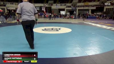 175 Elite Varsity Semifinal - Christion Griggs, McAdory vs Patrick Matthews, Jesuit