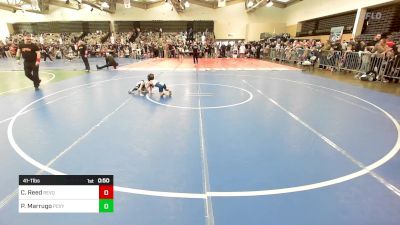 41-T lbs Quarterfinal - Cameron Reed, Revolution Elite Wrestling vs Pierre Marrugo, Passaic Valley