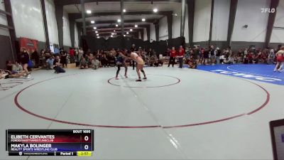 135 lbs Semifinal - EliBeth Cervantes, FordDynastyWrestlingClub vs Makyla Bolinger, Reality Sports Wrestling Club