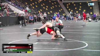 141 lbs Cons. Round 2 - Freddy Junko, VMI vs Shane Percelay, Army West Point