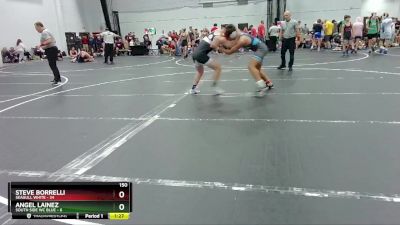 150 lbs Round 4 (8 Team) - Angel Lainez, South Side WC Blue vs Steve Borrelli, Seagull White