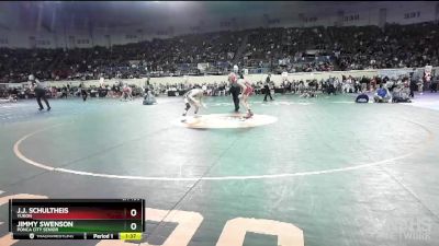 6A-106 lbs Cons. Round 1 - Jimmy Swenson, Ponca City Senior vs J.J. Schultheis, Yukon