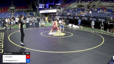 138 lbs Cons 32 #2 - Jordan Schmidt, Iowa vs Mason Breeggemann, Minnesota