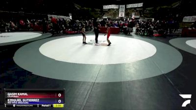 59 lbs Cons. Round 3 - Qasim Kamal, California vs Ezequiel Gutierrez, Red Wave Wrestling