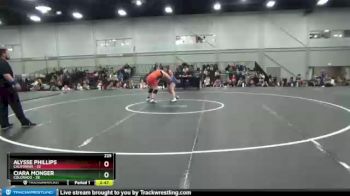 225 lbs Round 3 (8 Team) - Alysse Phillips, California vs Ciara Monger, Colorado