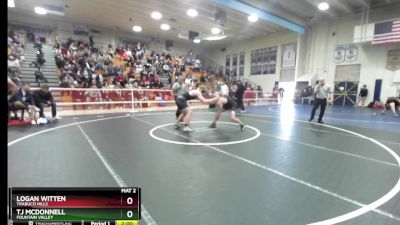 182 lbs Semifinal - TJ McDonnell, Fountain Valley vs Logan Witten, Trabuco Hills